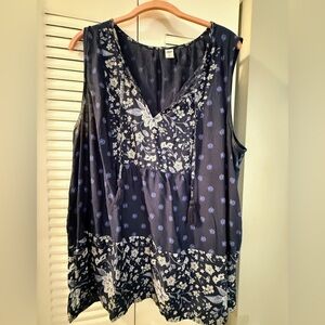 Floral Old Navy Sleeveless Top